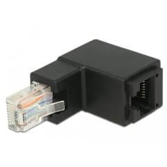 Adaptateur RJ45 M/F coudé 90° photo du produit