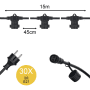 Guirlande 15m 30pcs E27 IP65 photo du produit