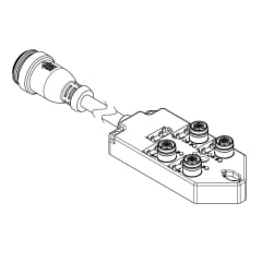 MPIS U12 NOS 5P 0.3M MC 19P BK photo du produit