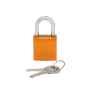 Aluminum Body Padlock, Orange photo du produit