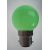 Lampes Led B22 vert-230V photo du produit