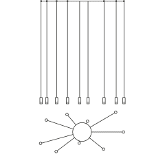 Wireflow Free-Form, Suspendue, photo du produit