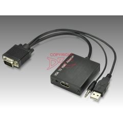 Conv VGA+ audio-HDMI 0.2m photo du produit