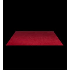 TAPIS CARRE ROUGE 3m x 3m photo du produit