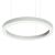 halo suspension argent 1360mm photo du produit