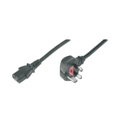 Cordon alim. UK plug, 90- C photo du produit