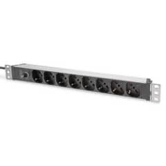 PDU aluminium 1U 8x Italian photo du produit