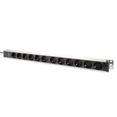 PDU aluminium 1U 12 x fiche 2m photo du produit