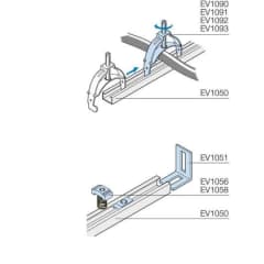 FIXATION PROFILE EV1050 (X25) photo du produit