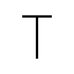 Alphabet of Light W "T" upperc photo du produit