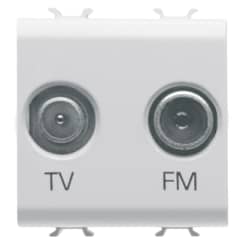 PRISE TV+FM 2M BL SAT. photo du produit