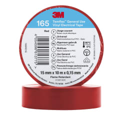 Temflex 165 10m x 15mm Rouge photo du produit