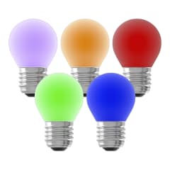 LED Ball E27 1W Blister 5 Coul photo du produit