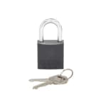 Aluminum Body Padlock, Black photo du produit