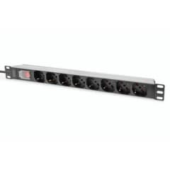 PDU aluminium 1U 8x Italian sw photo du produit