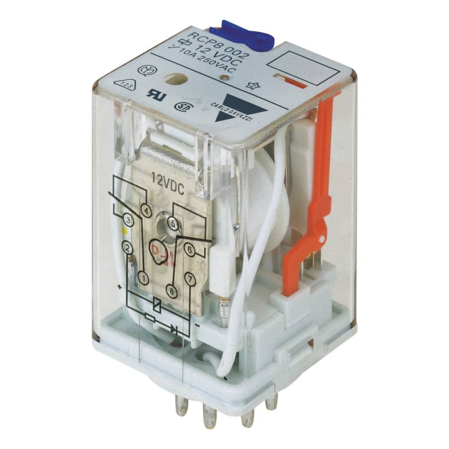 Carlo Gavazzi RCP800212VDC RELAIS INDUS 8POLES 3RT