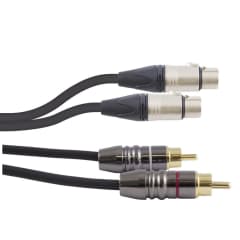 CORDON AUDIO - RCA / XLR  - 3M photo du produit