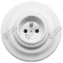 RETROCHARM socket porcelain wh photo du produit