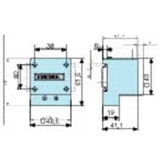 H57 Adaptor Rail Din Chm48 photo du produit