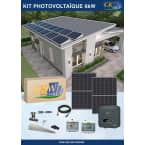 Kit solaire 6Kw tri toit plat photo du produit