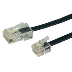 CORDON TEL.RJ45-RJ11 NOIR 3M photo du produit