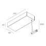 F8: SUSP. PAT DA 150W 3M BL photo du produit