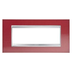 PLAQUE LUX 6P METAL RED GLAMOU photo du produit