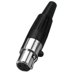 Fiche XLR femelle, 3 poles photo du produit