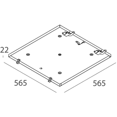 SCHOOL : KIT PLAFOND 600X600 photo du produit