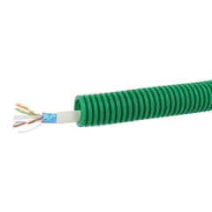 PREF D20 VERT FTP 100OHMS CAT6 photo du produit