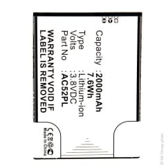 Blister(s) x 1 Batterie teleph photo du produit