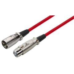 Cord aud XLR-XLR, 2 m, rouge photo du produit
