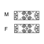 MCS 4 F MALE MODULE photo du produit