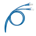 CORDON C6 SF-UTP PVC BLEU 1 M photo du produit