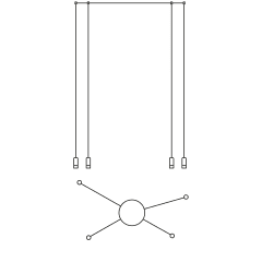 Wireflow Free-Form, Suspendue, photo du produit