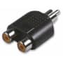 Adaptateur 1 RCA M / 2 RCA F photo du produit