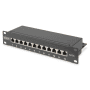 CAT 6, blinde, 12-port RJ45 LS photo du produit