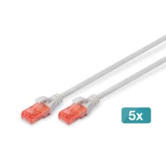 CAT 6 U-UTP LSZH 10 m, X5, gr photo du produit