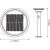 ENDURA SOLAR CIRCLE40 6W/830BK photo du produit