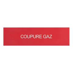 ETIQUETTE COUPURE GAZ photo du produit