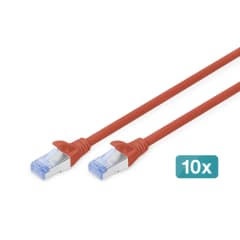 CAT 5e SF-UTP PVC 3m, X10, ro photo du produit