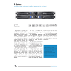 Ampli Touring DSP Dante 4x 180 photo du produit