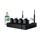 Kit Wifi, NVR, 4 IPC, 2MP, HDD photo du produit