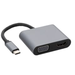 Conv USB C M vers HDMI+ VGA photo du produit