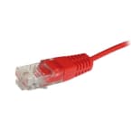 Cordon RJ45 1 paire UTP rouge photo du produit