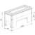 SOCLE H500xL1215xP360 IV photo du produit