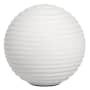 Tacoma Ribbed Glass Blanc photo du produit