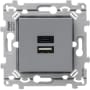 Chargeur USB A+C titane photo du produit