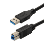 Cordon USB 3.2 A M/B M - 0m20 photo du produit