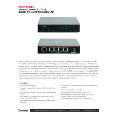 Switch AVB POE+ 5 ports pr TES photo du produit